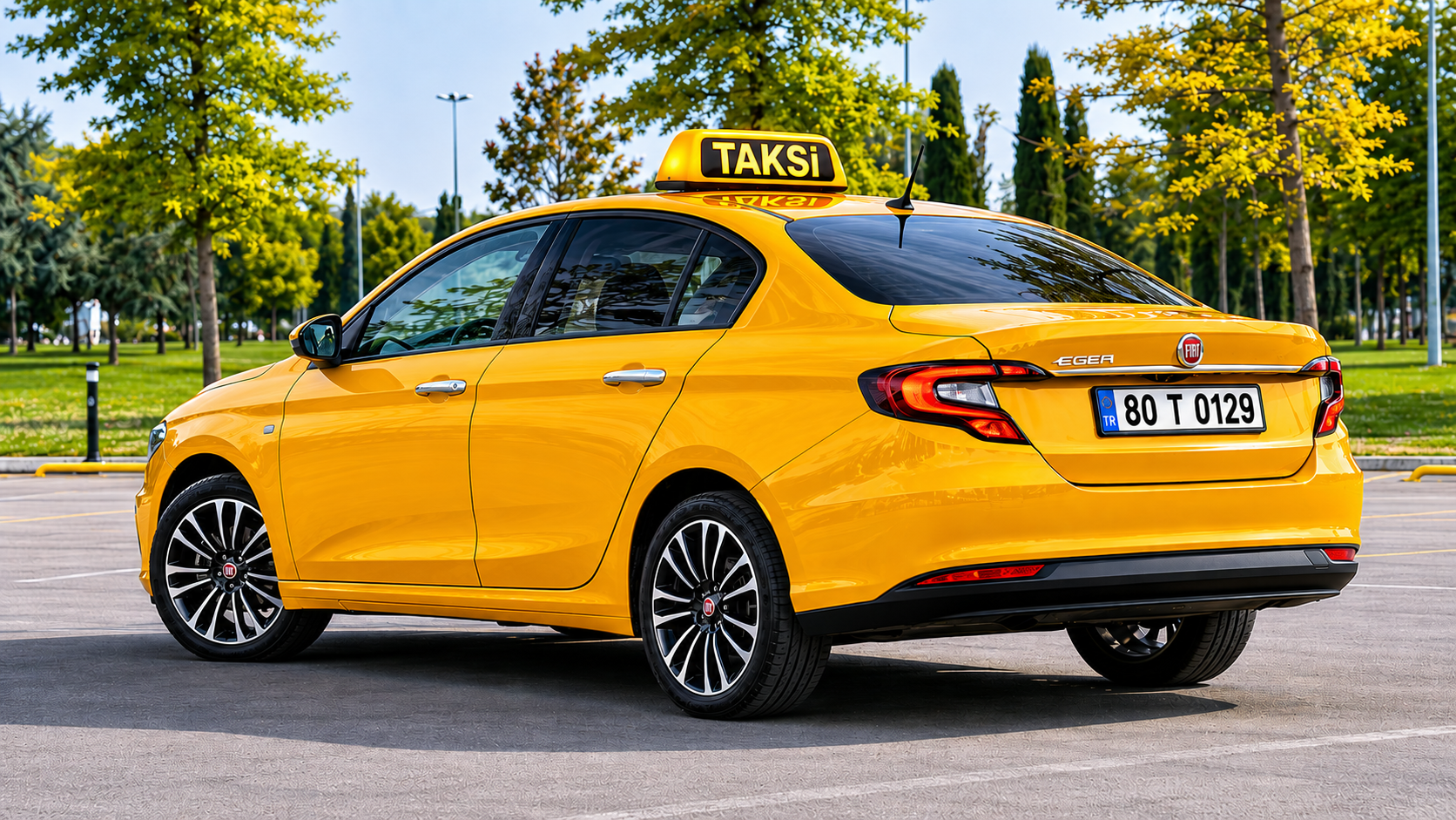 Osmaniye 80 Toyota Corolla taksi aracı